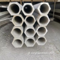 Tubo de polígono de aço inoxidável ASTM 304